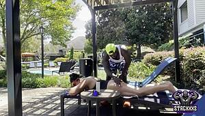 stacxxxs presents steamy pool day with hawaiian angel