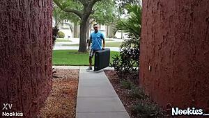 ebony milf squirts all over the cam - naomi foxxx hardcore - nookies 😍