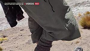 Vlog Porno Na Bolivia Com Sexo Explicito Em Publico - Alemaohub, Featuring Teen Brunette in Homemade Blowjob and Cumshot with Big Cock