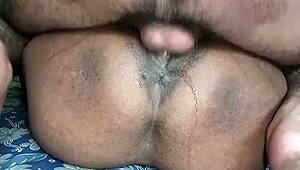 Mature man enjoying hard sex with mature maid lady