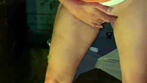 horny milf has risky sex in strangers garden with husband