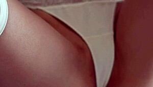 This stunning natural beauty from Hottiestwo receives an amazing creampie in the bedroom.