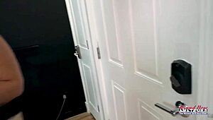 Busty blonde Logan Lace says, I love deepthroating this cock and getting my pussy fucked hard