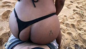 Met this hot brunette at the beach and we fucked