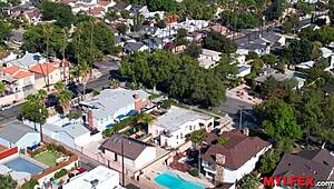 blonde step mom tricked into fucking