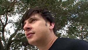 emily kae cums quickly on his thick cock