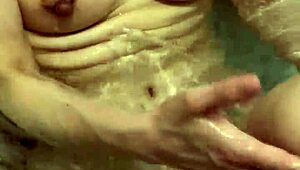 i watched my asian wife slowly wash in the bath before we got intimate, her nipples tempting me so much