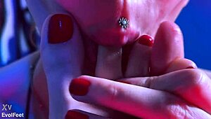 can you be my foot sucker? a pov exploration of feet with latina, blonde, and redhead women.