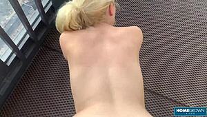 i see sexy gal bend for rock hard shaft