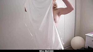 horny bride rebel rhyder banged hard on interracial foursome