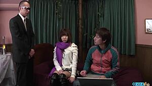 After a walk in the park this skinny ass bitch got a guy for fucking