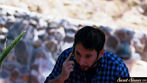 Young stepdaughter sucks in sixtynine pose