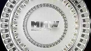 Slim brunette hottie riley jacob gets banged and jizzed by rome major