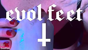 can you be my foot sucker? a pov exploration of feet with latina, blonde, and redhead women.