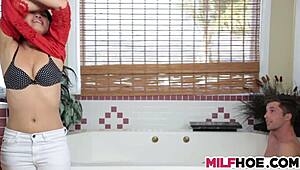 asian stepmom teaches her stepdaughter and bf fucking