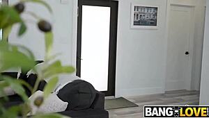 Stepdaughter pleases stepfather with pussy and ass