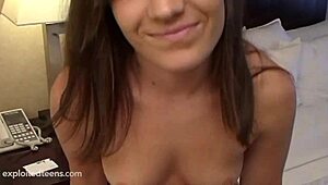 This Cute Brunette Teen 18+ Wants To Become A PORNSTAR