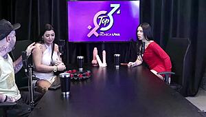 monica lima loses game, strips to show her huge tits