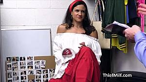 Milf Crystal Gazer Bends Over For Cock After Getting Caught