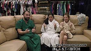 jasmine rose, your back is getting blasted with cum, isn't it?