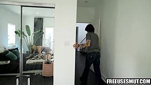 Hot blonde teen 18+ used like toy by stepsister's husband!