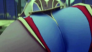 Mona the witch with big ass in remastered version