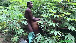 Our first sex experiment with my course mate in the bush i loves it