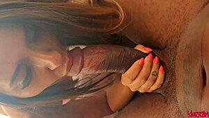 I love this interracial amateur sex, fucking hard and cumming together