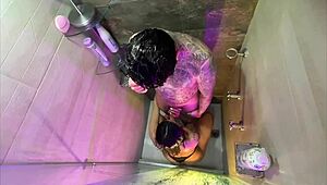 Husband Suspects Friend Fucks Wife In Bathroom, Real Homemade Sex