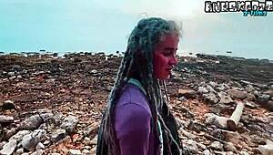 Public Blowjob Ends With Big Cum Load On Face