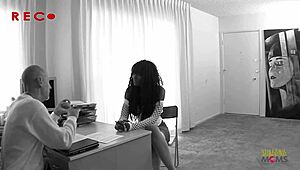 She seeks office work, but gets banged by her favorite director