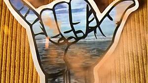 A hand gently feels the cock in this intimate scene.