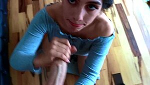 kait teen first time cock sucking on camera