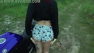 Amateurs With Big Tits In Outdoor Public Voyeur Scenes