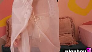 beautiful all natural milf stephanie manescu posing passionately in lingerie!