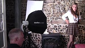 Behind The Scenes With Bettie Hayward - College Girl Photoshoot