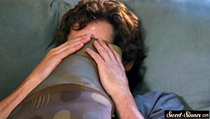 Young stepdaughter sucks in sixtynine pose