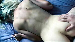 Hot blonde Samantha Flair TAKES STEPDADS CUM twice