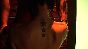 blonde stripper rips clothes to suck big cock and fuck