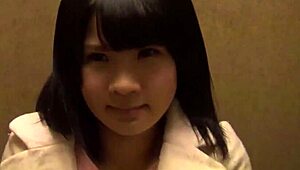 sneaking into bathroom with asian ends in cock sucking and cum tasting 😏