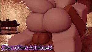 A Pair Of Sharks Swimming Together In The Ocean