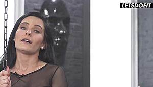 Milf Lexi Dona gets anal stretched to her limit.