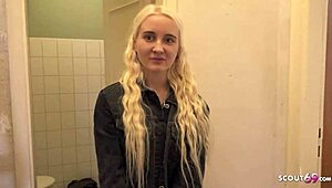 Skinny Blonde Teen Picked for Berlin Casting