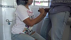 African Boss Tells Turkish Milf Suck Big Black Cock!