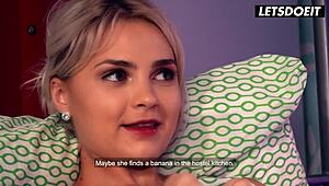 可爱金发Lika Star饥渴旅社测试操逼技巧