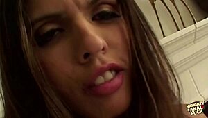 once this latina grabs a guy, she sucks and rides him hard