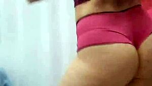 Pounding BBW Novinha's Big Ass in Shorts POV with Intense Thrusts and Boobs Exposed