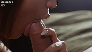 Pretty mary gives a juicy blowjob in this full version scene, so close-up and curvy.