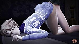 madrasta horny with enteado in bed - ep 1 - happy sims