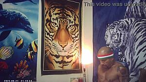 behind scenes brunette maxxx loadz pounding asian pussy